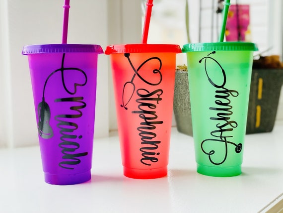 You Can Get A Customized Glittery Starbucks Cup That Changes Color In The  Sun