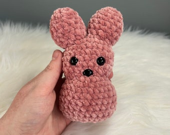 Crochet Peep Bunny | Plush | Amigurumi | Stress Toy | Teddy | Gift | 100% handmade | Irish | Personalsied | Easter