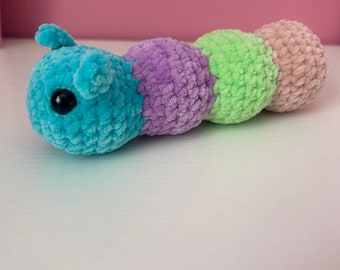 Caterpillar Crochet Plush | Gift | Teddy | Handmade | Cute | Toy | Children | Amigurumi | Handmade | Irish | Personalised