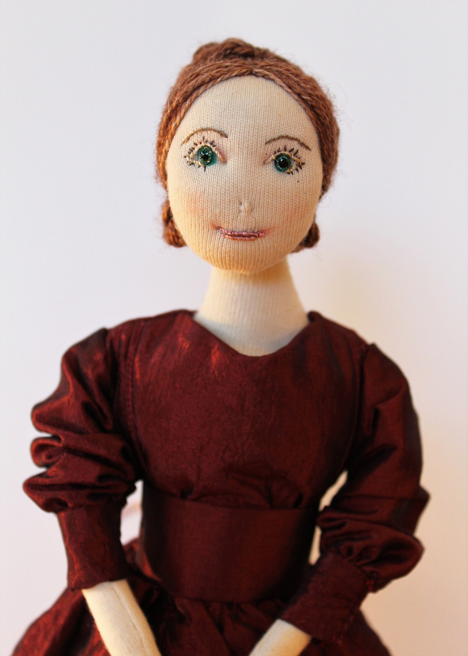 Handmade Victorian Cloth Doll Cloth Art Doll Soft Etsy UK