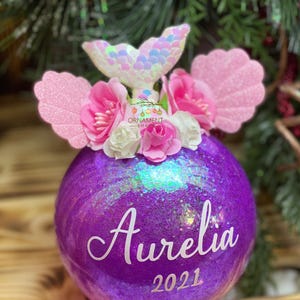 Meerjungfrau Ornament | Personalisierte Weihnachtsverzierung