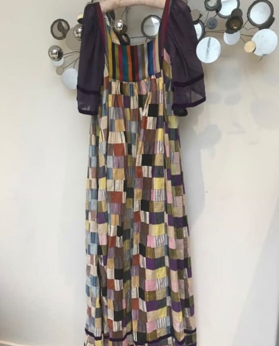 1970s Thea Porter vintage patchwork rare dress U.K
