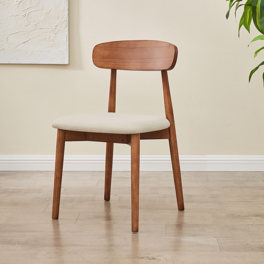 Modern Ash Wood Dining Chair – Minimalist Desk or Table Chair - Etsy