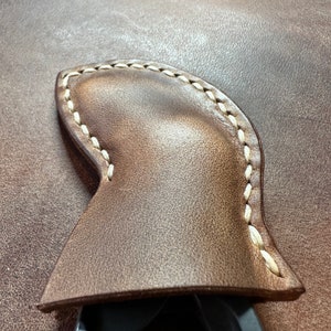 Case for pliers Knipex Cobra XS Cobra 125 XS pliers wrench leather sheath pliers plier pocket slip 100% handmade image 6