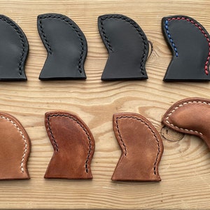 Case for pliers Knipex Cobra XS Cobra 125 XS pliers wrench leather sheath pliers plier pocket slip 100% handmade image 5