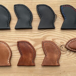 Case for pliers Knipex Cobra XS Cobra 125 XS pliers wrench leather sheath pliers plier pocket slip 100% handmade image 3