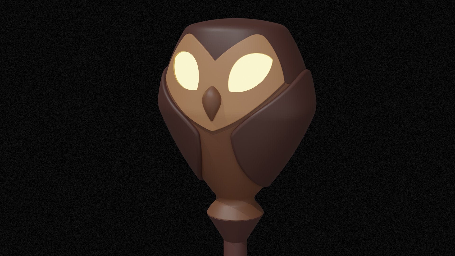 Owlbert Staff Owl 3D print model