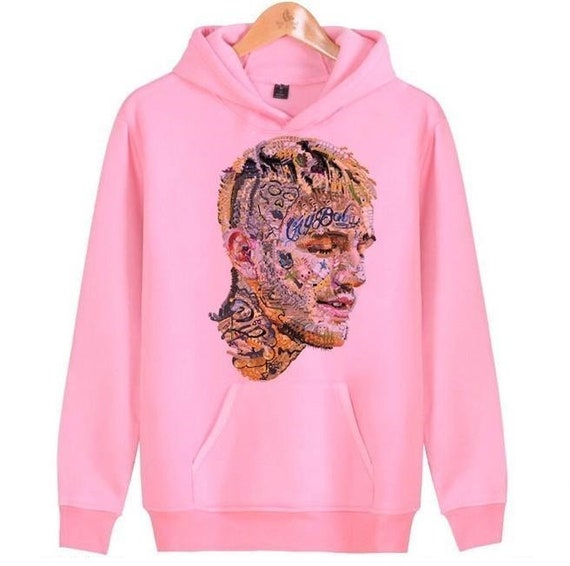 lil peep sweatshirt pink