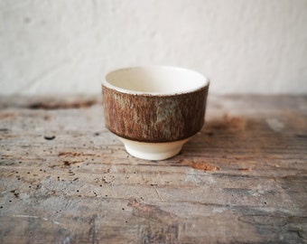 BLACK M / tea bowl / coffee bowl / ceramic bowl in Japanese style / handmade / chawan / matcha / mug