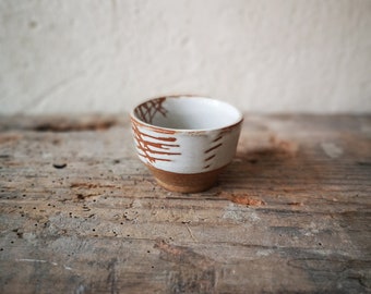 CZARKA S / czarka na herbatę / czarka na kawę / ceramiczna czarka w stylu japońskim / handmade / chawan / matcha / ceramika / kubek