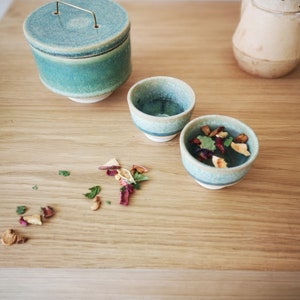 BLACK S / bol à thé / bol à café / bol en céramique de style japonais / fait main / chawan / matcha / céramique / mug image 3