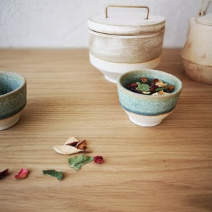 BREWER / container / tea / cup / waving / ceramics / handmade image 6