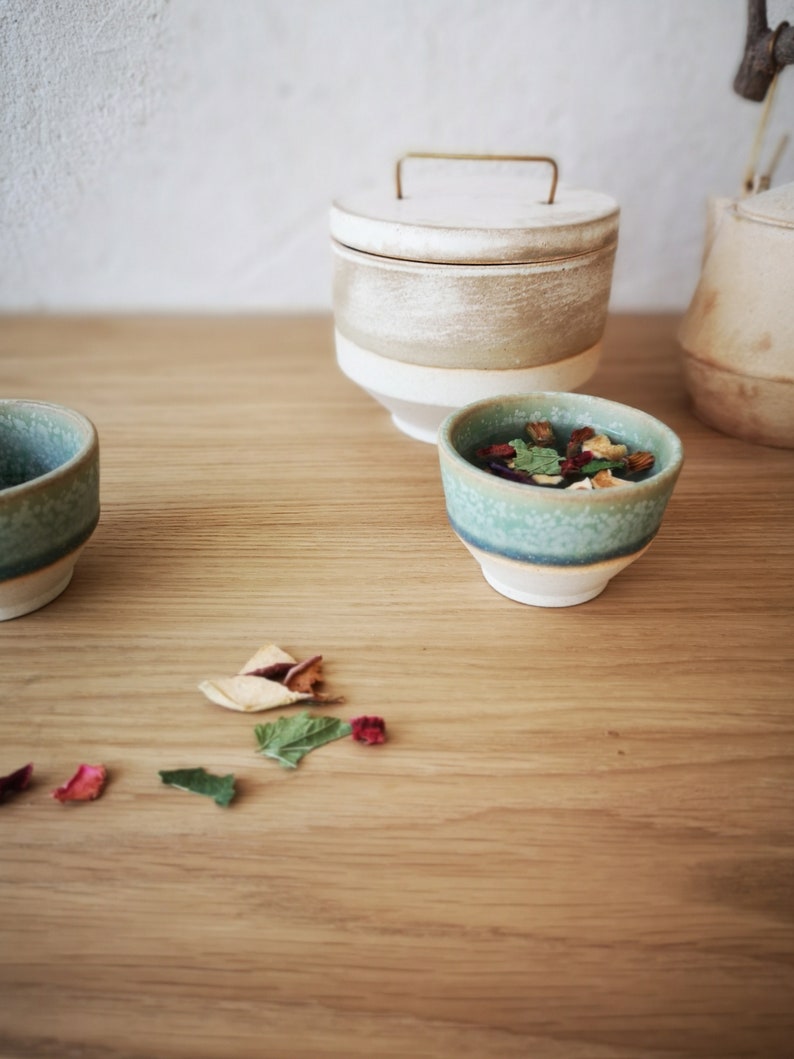 BREWER / container / tea / cup / waving / ceramics / handmade image 6