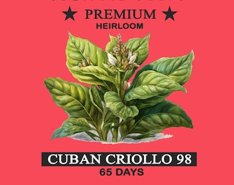 best tobacco seeds Burley 21 Tobacco Seeds 50 Heirloom Fast Growing Heat Tolerant Plant Cigar  Cigarette Leaves