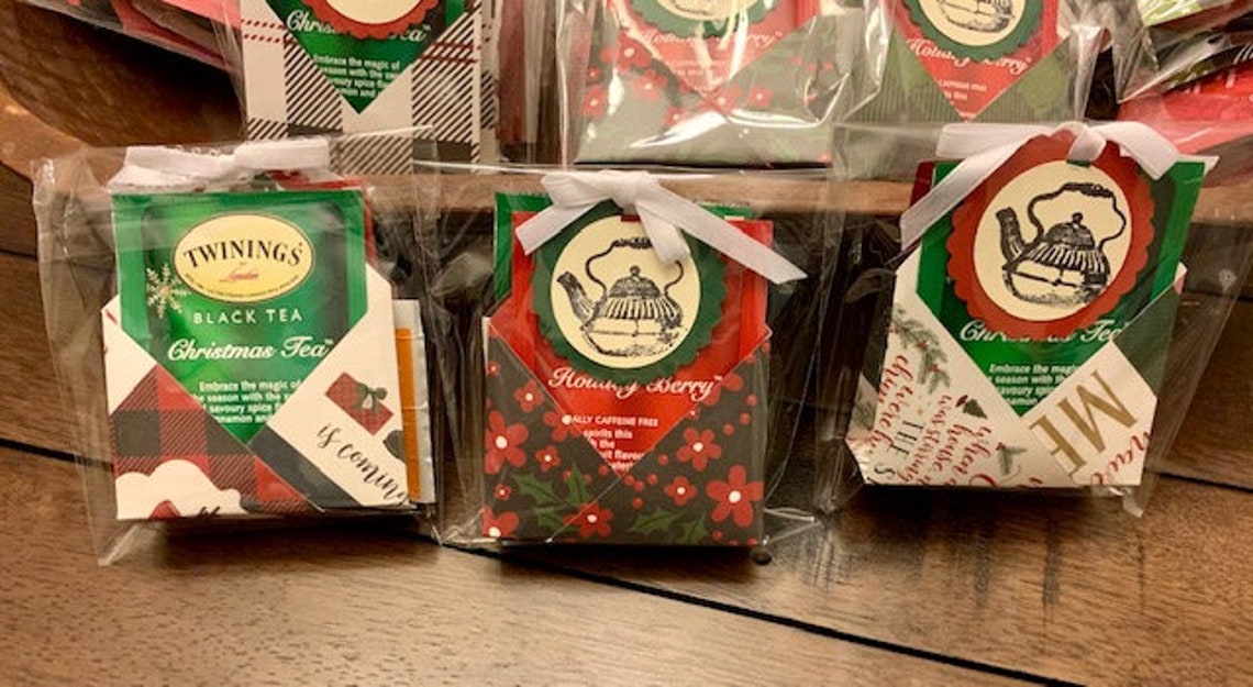Hot Tea Packet Hot Tea Gift Set Stocking Stuffer Teacher Gift Christmas
