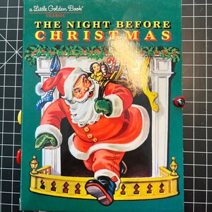 The Night Before Christmas Little Golden Book &quot;Junk&quot; Journal