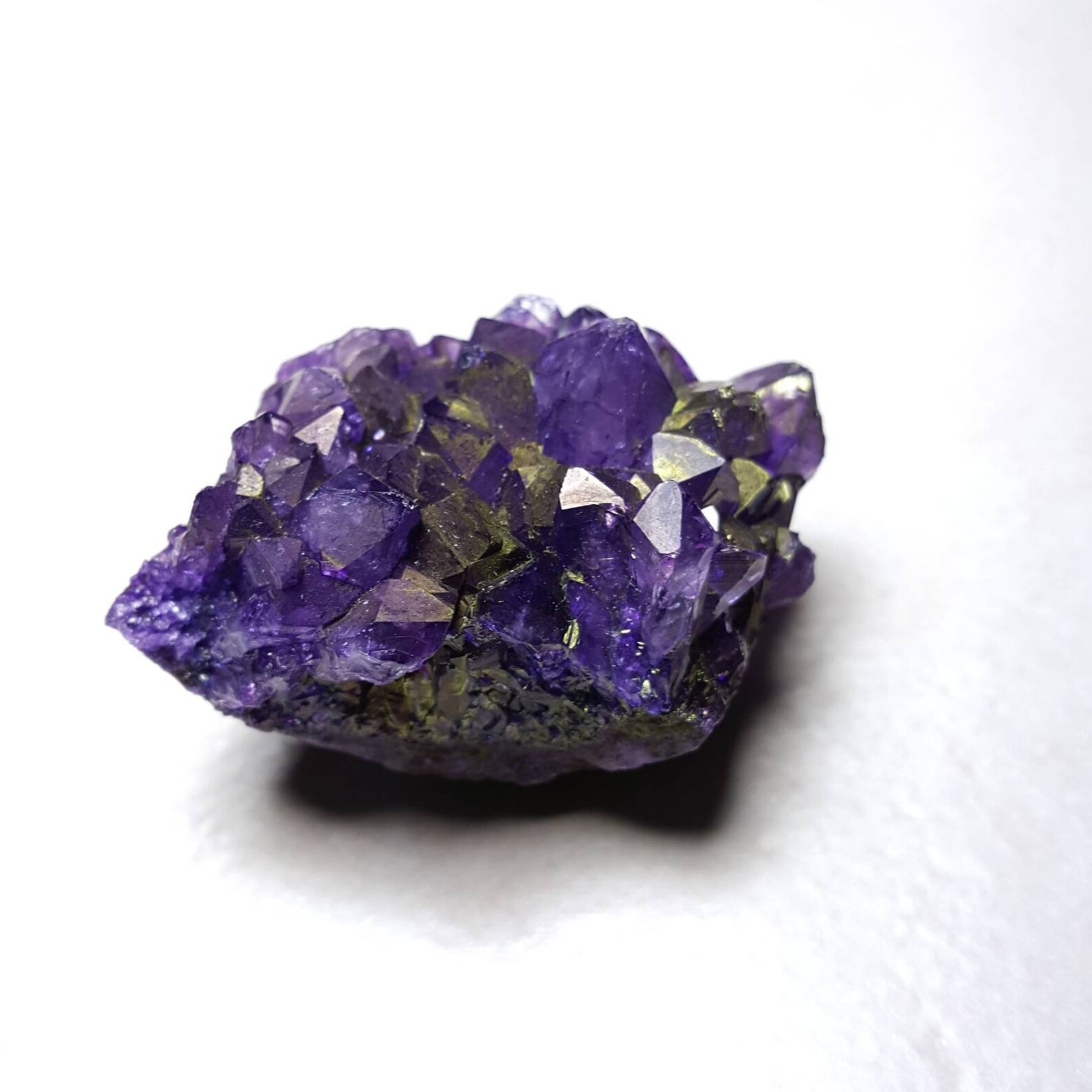 Quartz Cluster Points Dyed Purple 45 grams 39x30x24mm Healing Etsy
