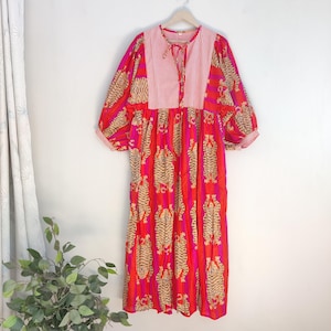 Vestido midi de tigre con rayas naranjas, minivestido, vestido largo con estampado de bloques, escote profundo con cierre de cordón, regalo perfecto para tus seres queridos.