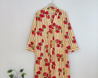 Summer Dress, Pocket Dress, Gift For Her, Indian Cotton Dress, Long Dress, Dress For Women, Block Print Dress, Cotton Dress, Free Shipping