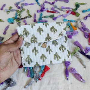 Mini Quilted Bag, Soft Small Toiletry bag, Mini Purse for women, Multipurpose Pouch, New small lipstick pouch for mouse & charger,Mini pouch