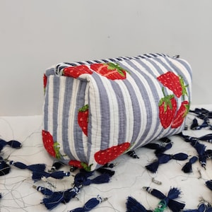 Extra Large pouch, Cotton pouch, zip pouch, Large toiletry bag, modern pouch, big cosmetic bag, Giant pouch, big diaper pouch, weekend bag