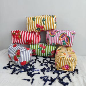 Extra Large pouch, Cotton pouch, zip pouch, Large toiletry bag, modern pouch, big cosmetic bag, Giant pouch, big diaper pouch, weekend bag