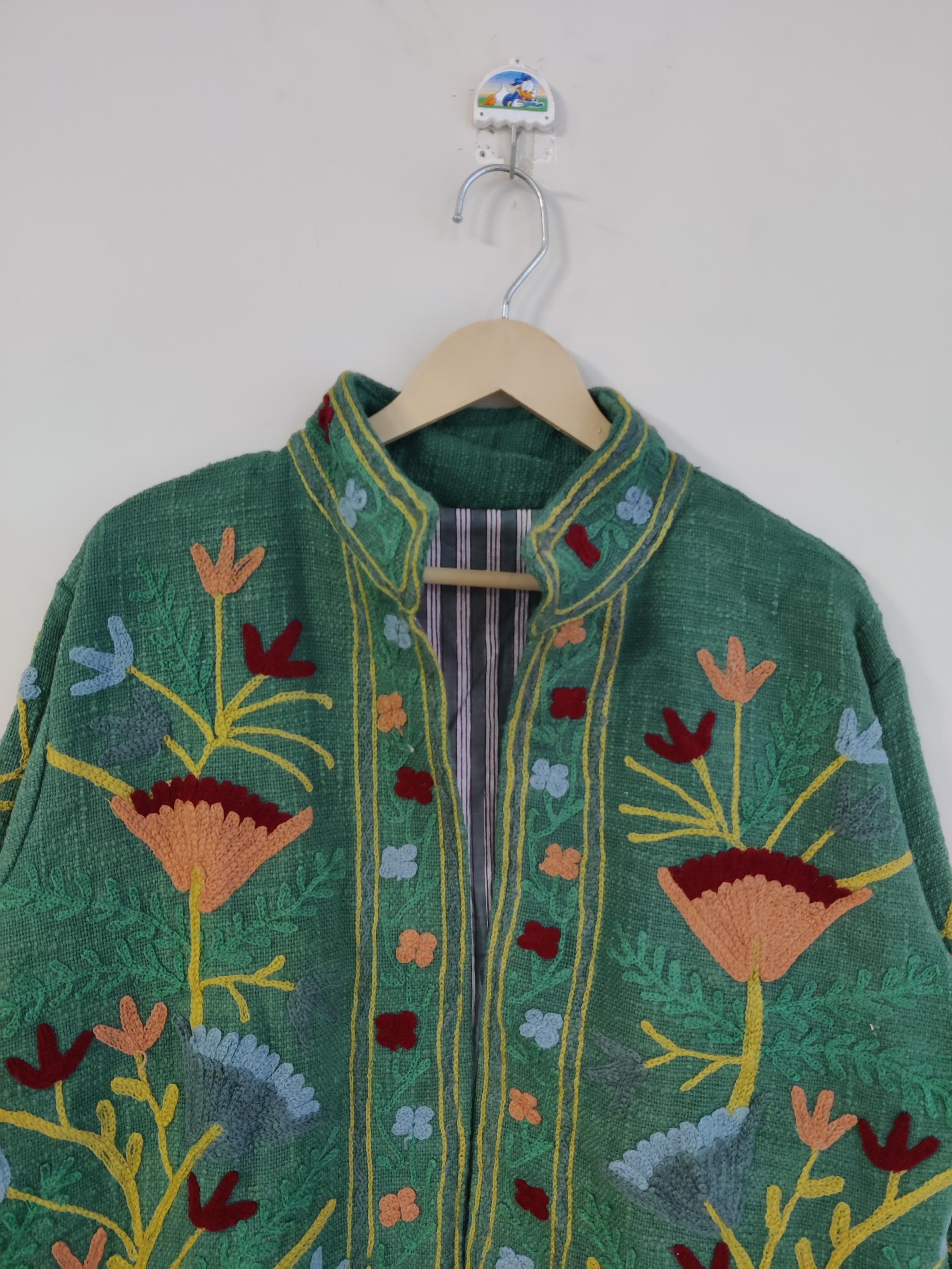 Handmade Suzani Embroidery Jacket New Winter Wear Jacket Coat