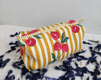 Large toiletry bag, Extra Large pouch, Cotton pouch, zip pouch, modern pouch, big cosmetic bag, Giant pouch, big diaper pouch, weekend bag