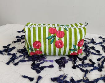Big cosmetic bag, Cotton pouch, zip pouch, modern pouch, Giant pouch, big diaper pouch, weekend bag, Large toiletry bag, Extra Large pouch,