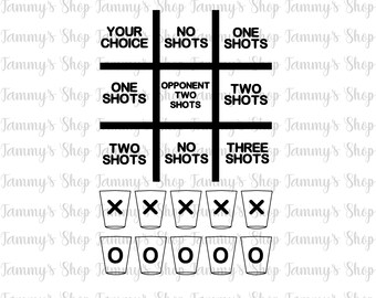 tic tac toe svg etsy