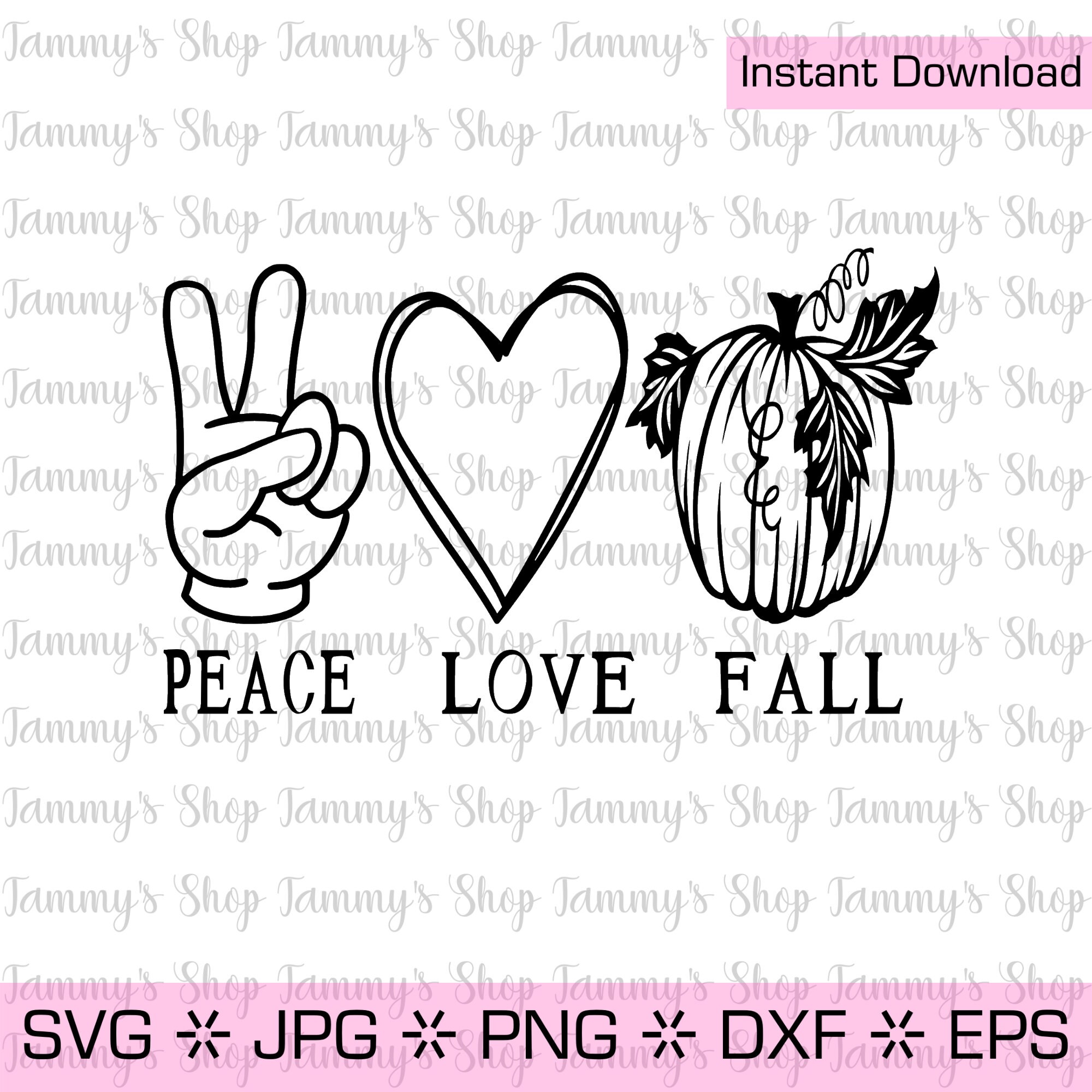Free Free 253 Peace Love Fall Svg SVG PNG EPS DXF File