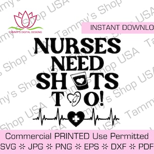 Verpleegkundigen hebben ook foto's nodig! | Commercieel gebruik toegestaan, downloadbaar, gesneden bestand, SVG, Cricut, Clipart, Instant Download, JPG, SVG, hartslag