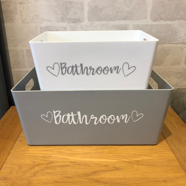 Bathroom Storage Caddy Basket Tray Tidy Box