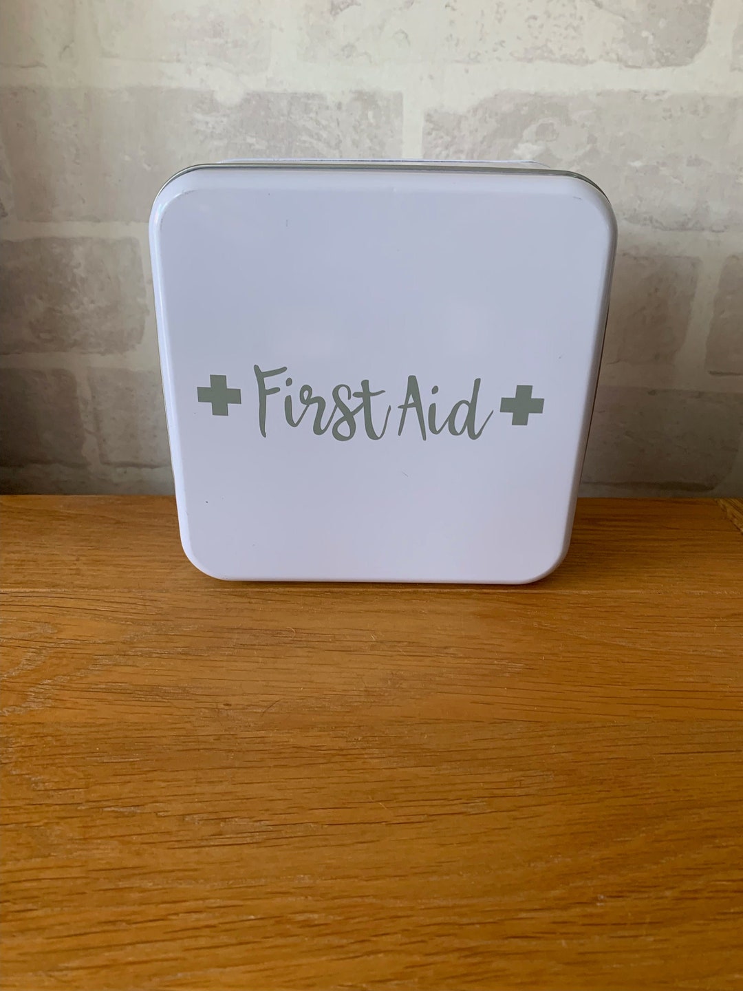 First Aid Medical Storage Tin Container Box Canister - Etsy