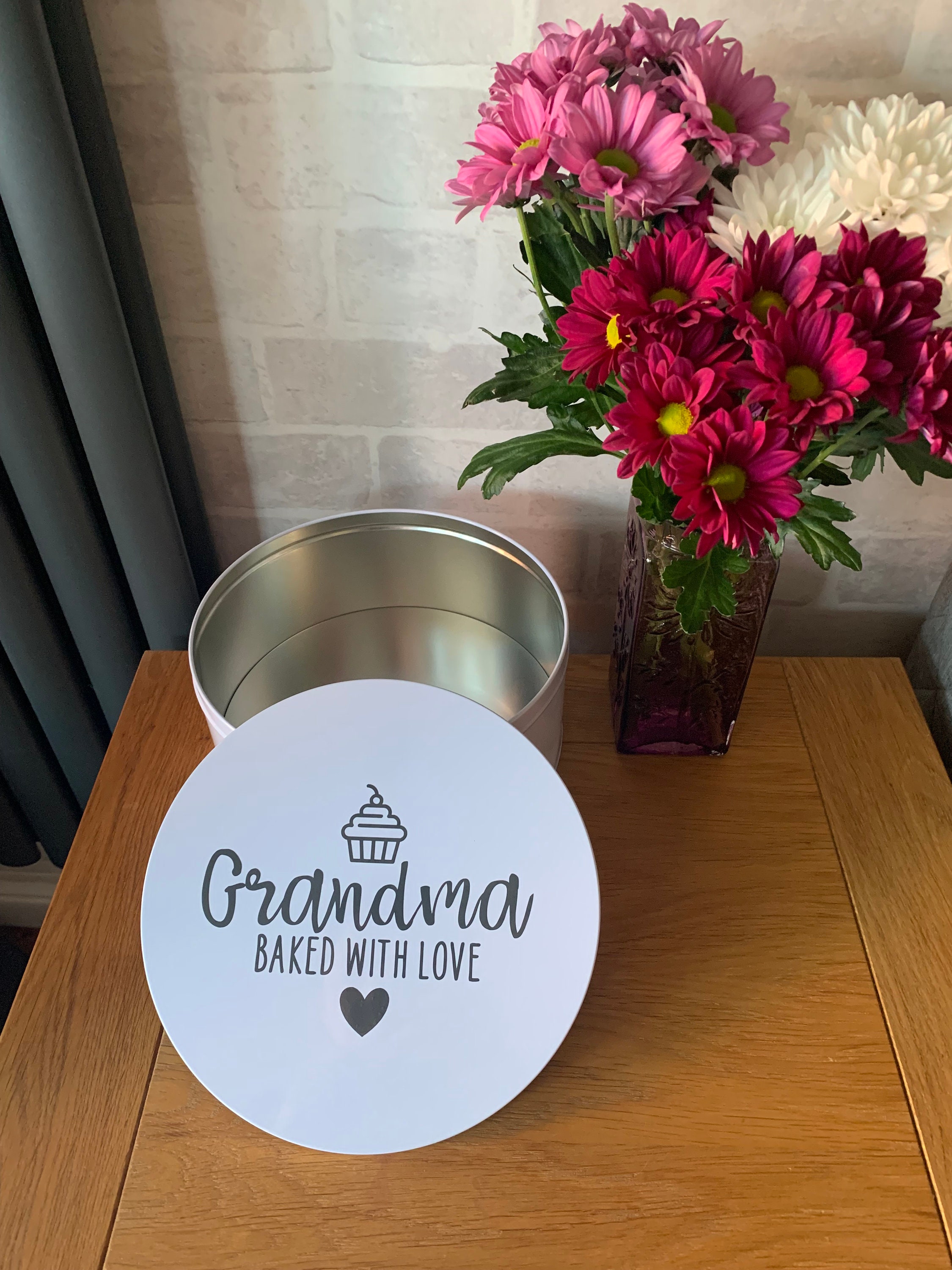 Personalised Cake Tin storage baking gift kitchen baker cook Etsy