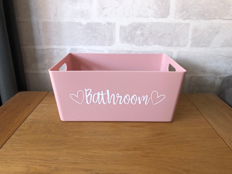 Bathroom Storage Caddy Basket Tray Tidy Box Etsy UK