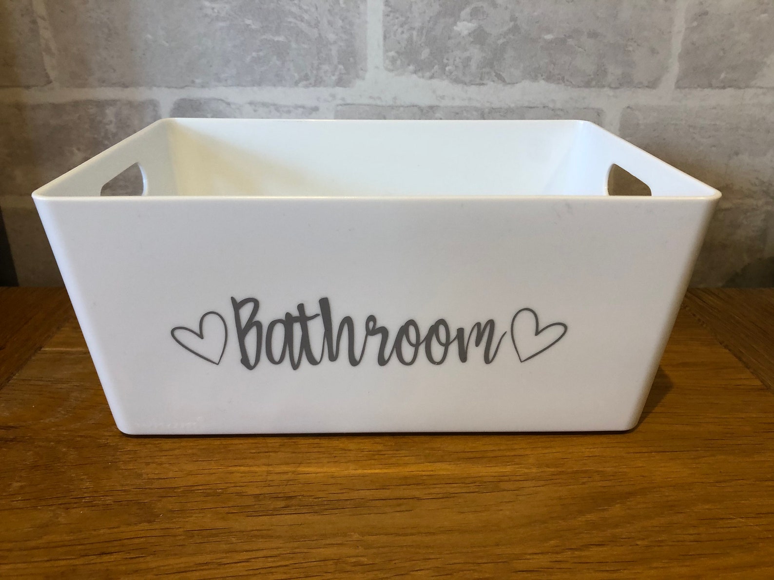Bathroom Storage Caddy Basket Tray Tidy Box Etsy UK