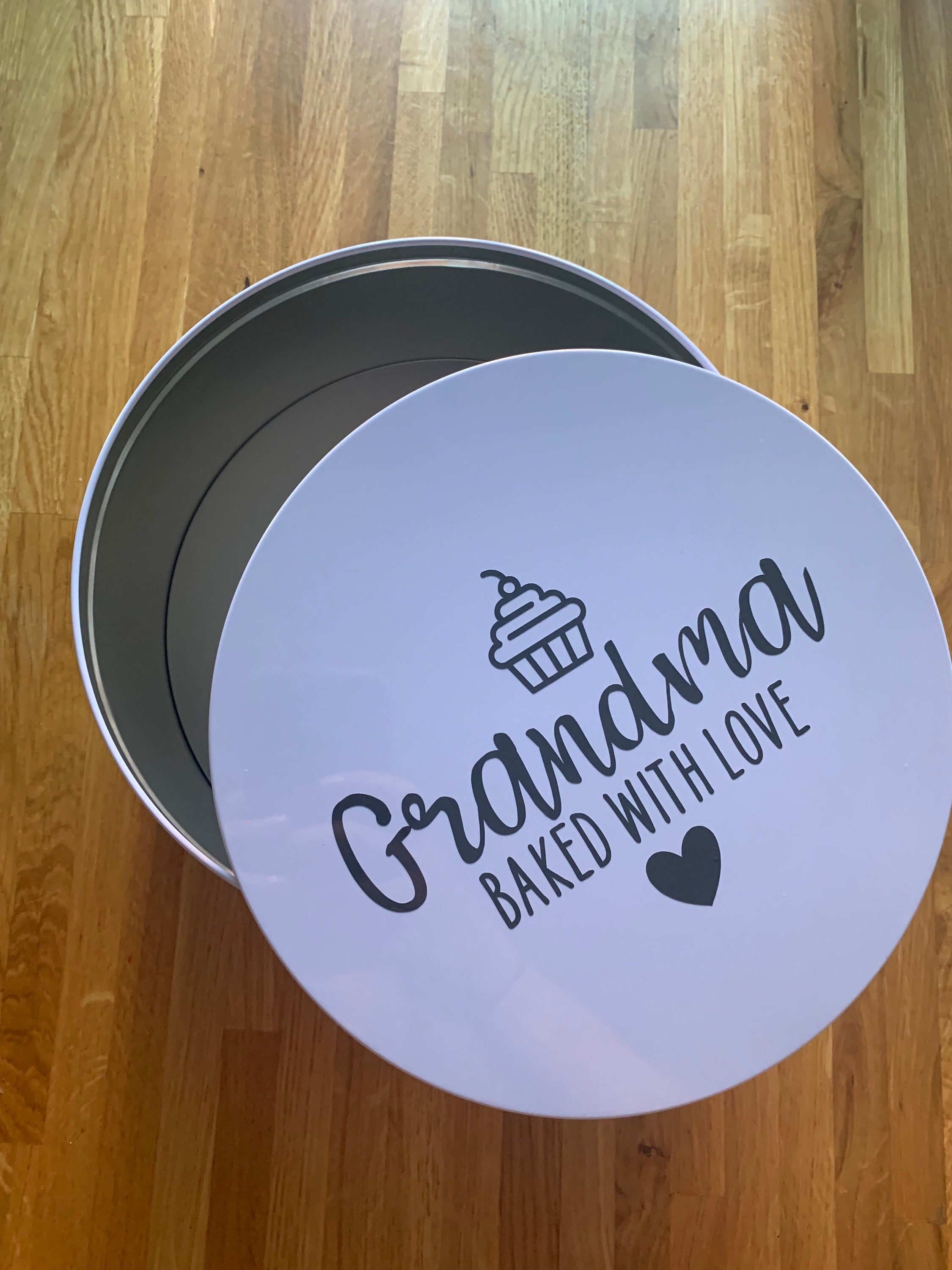 Personalised Cake Tin storage baking gift kitchen baker cook Etsy