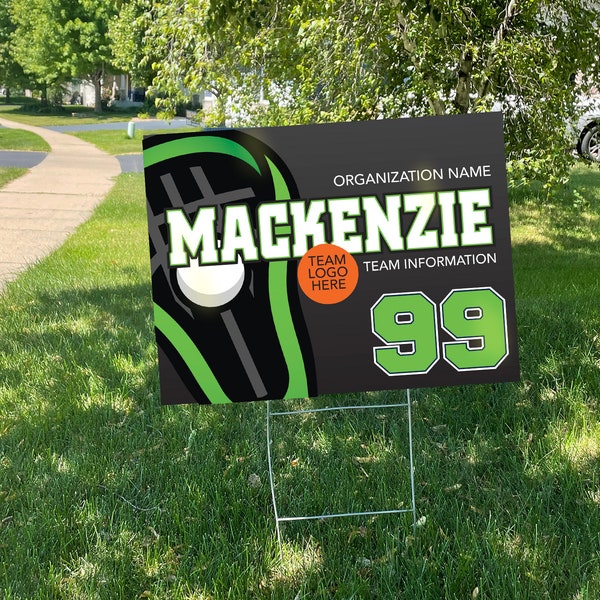 Lacrosse Yard Signs Etsy