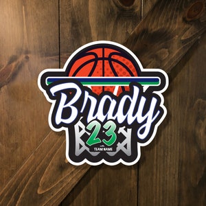 FILE DIGITALE - Cartello personalizzato per tornei sportivi - Basket - Canestro - Appendino per porta, cartello per porta di Sports Signs by Design