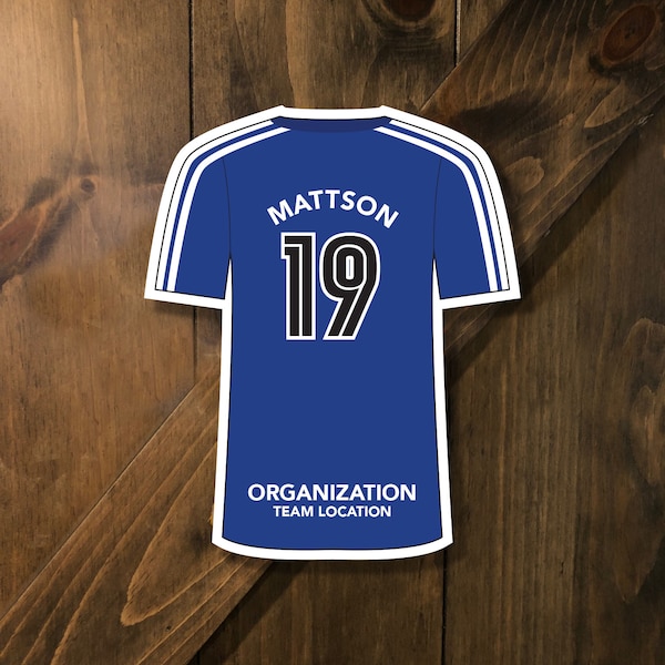 DIGITAL FILE - Custom Sports Tournament Sign - Soccer - Jersey - , Soccer Decor - Door Hanger, Door Sign by Sports Signs by Design