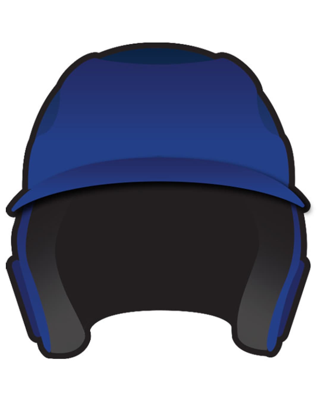 Baseball Helmet Blue INSTANT DOWNLOAD, Baseball Decor Etsy