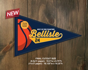 Personalisiertes Basketball Tournament Schild - DIGITALE DATEI - Wimpel - Türschild, Türschild von Sports Signs by Design