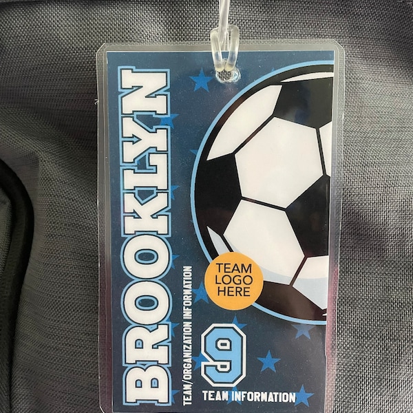 Soccer Bag Tags Etsy