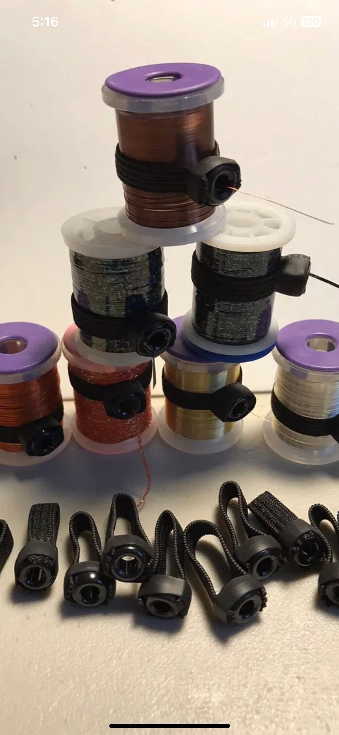 Fly Tying Spool Holder Etsy