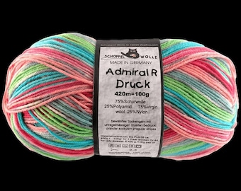 SCHOPPEL | Sock Yarn | Admiral R Druck | 1566R