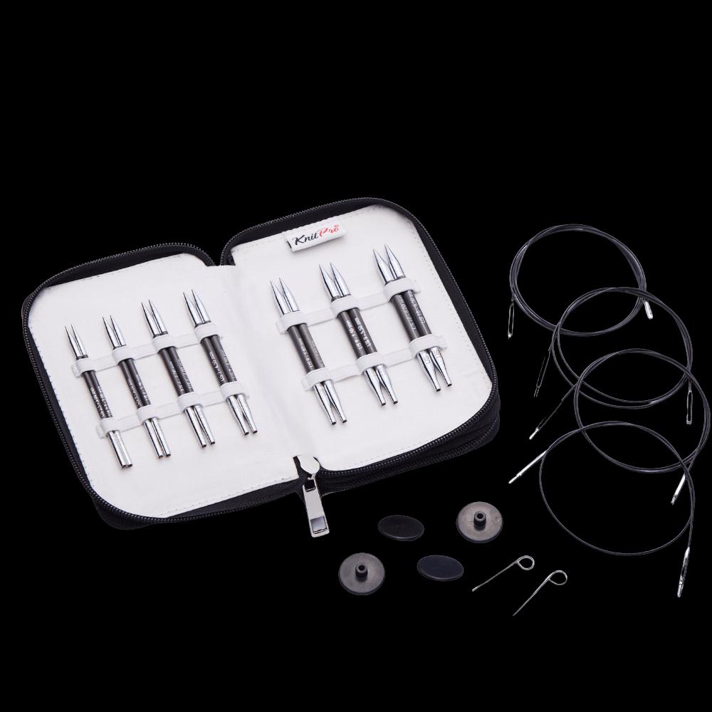 KnitPro | Karbonz | Midi Set Special 10cm Interchangeable Knitting