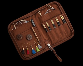 Juego de agujas de tejer intercambiables Lantern Moon / Heritage de 10 cm