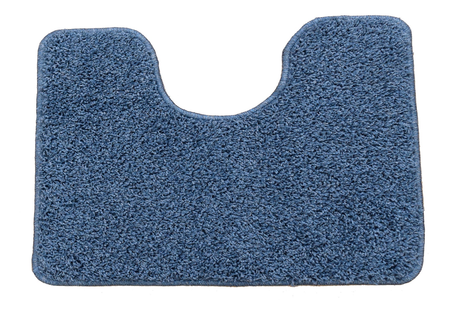 Denim Blue Toilet Pedestals Mats Rugs Bathroom Non Slip Rubber Etsy UK