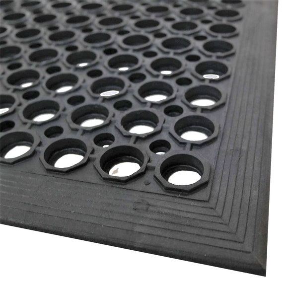 Industrial Rubber Mat Heavy Duty Entrance Doormat Non Slip Outdoor Indoor 